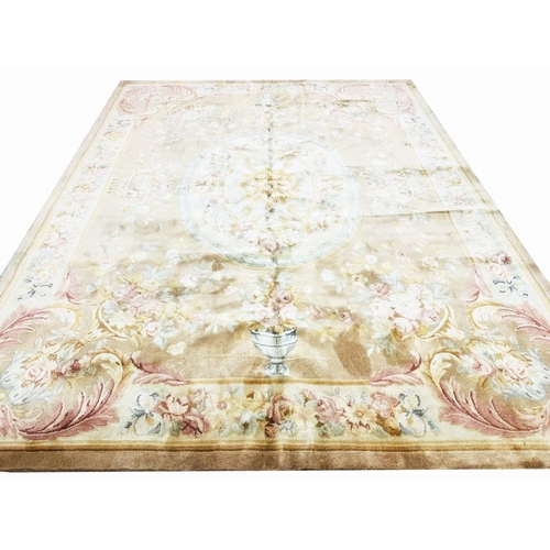 73 - FRENCH SAVONNERIE CARPET, 307cm x 247cm.