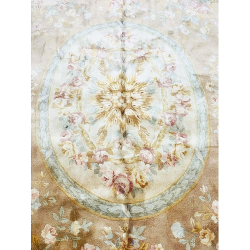 73 - FRENCH SAVONNERIE CARPET, 307cm x 247cm.