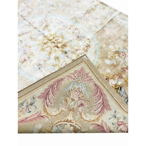 73 - FRENCH SAVONNERIE CARPET, 307cm x 247cm.