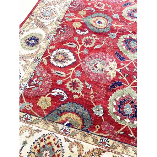 80 - LAHORE SAFAVID DESIGN CARPET, 310cm x 240cm.