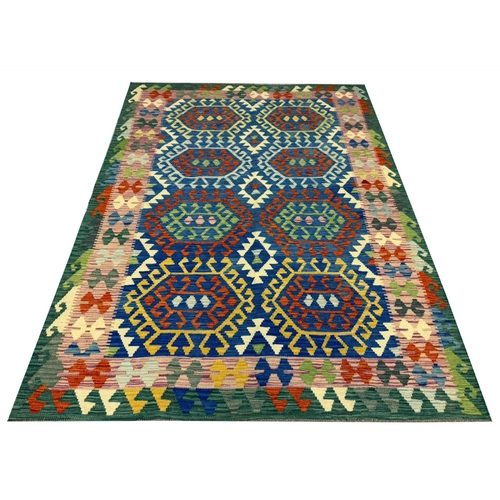 142 - FINE ANATOLIAN KILIM, 231cm x 175cm.