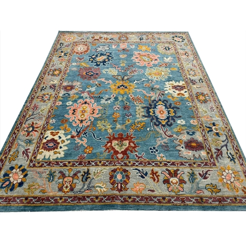 146 - FINE CONTEMPORARY SULTANABAD DESIGN CARPET, 301cm x 240cm.