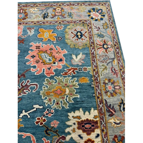 146 - FINE CONTEMPORARY SULTANABAD DESIGN CARPET, 301cm x 240cm.