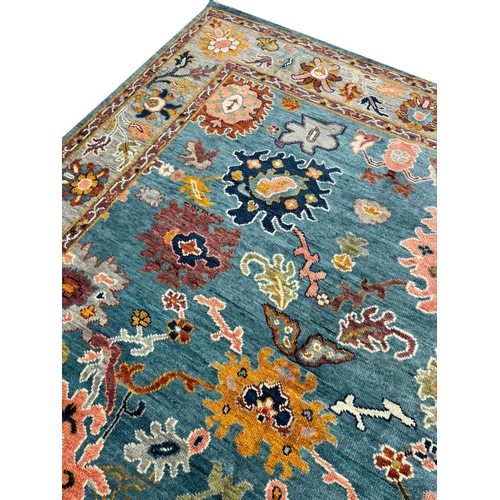 146 - FINE CONTEMPORARY SULTANABAD DESIGN CARPET, 301cm x 240cm.