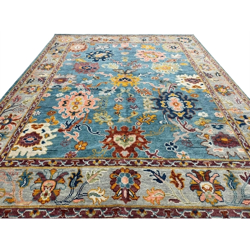 146 - FINE CONTEMPORARY SULTANABAD DESIGN CARPET, 301cm x 240cm.