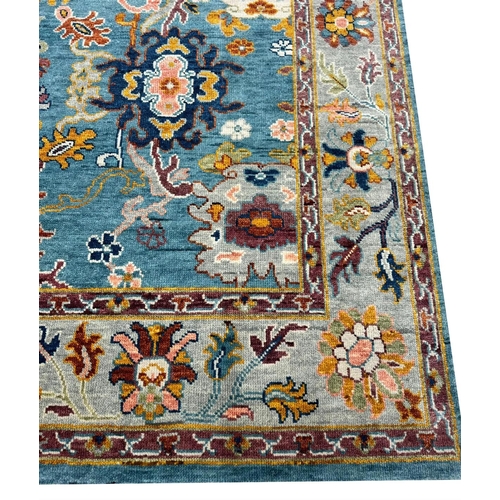 146 - FINE CONTEMPORARY SULTANABAD DESIGN CARPET, 301cm x 240cm.