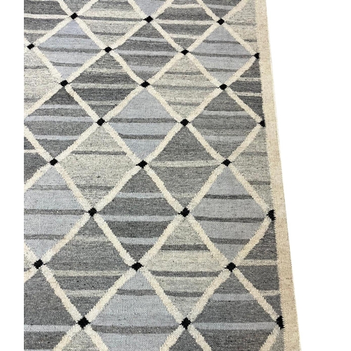 151 - FINE SWEDISH DESIGN KILIM, 302cm x 248cm.