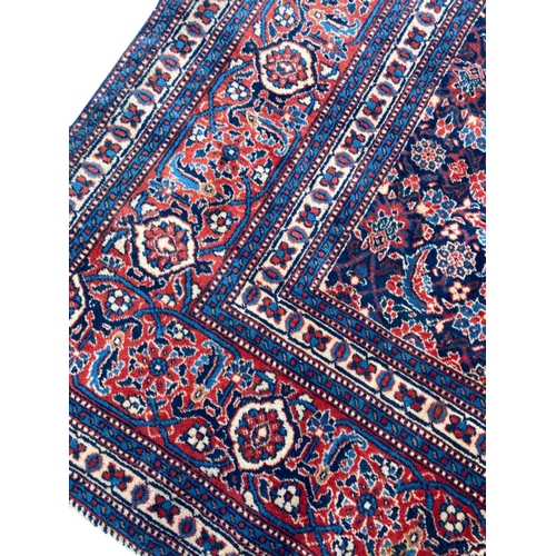 152 - ANTIQUE PERSIAN FEREGHAN TABRIZ CARPET, 335cm x 245cm.