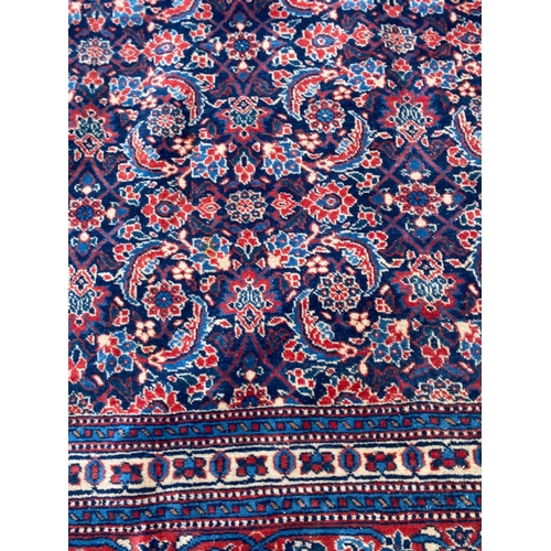 152 - ANTIQUE PERSIAN FEREGHAN TABRIZ CARPET, 335cm x 245cm.