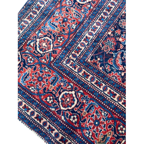 152 - ANTIQUE PERSIAN FEREGHAN TABRIZ CARPET, 335cm x 245cm.