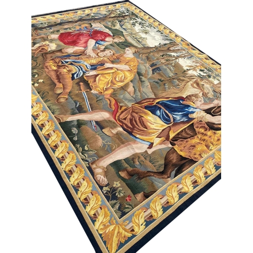 39 - VINTAGE FRENCH CLASSICAL TAPESTRY, 243cm x 182cm.