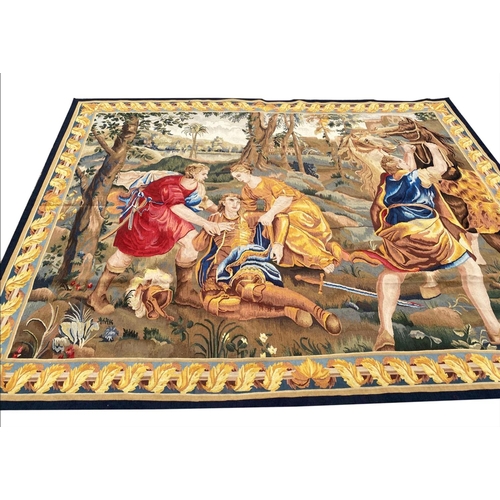 39 - VINTAGE FRENCH CLASSICAL TAPESTRY, 243cm x 182cm.