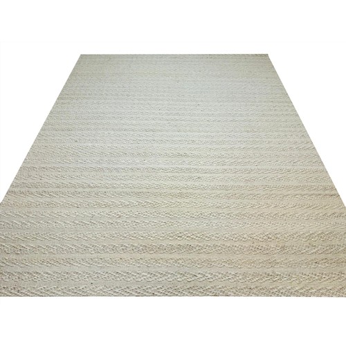 160 - NATURAL WOVEN JUTE CARPET, 303cm x 250cm.