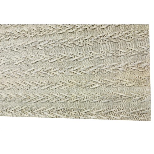 160 - NATURAL WOVEN JUTE CARPET, 303cm x 250cm.