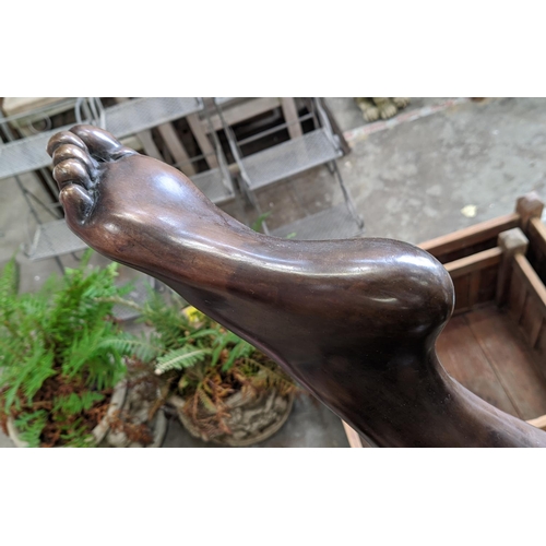 499 - CONTEMPORARY SCHOOL SCULPTURAL, study, untitled, bronze, 232cm H approx.