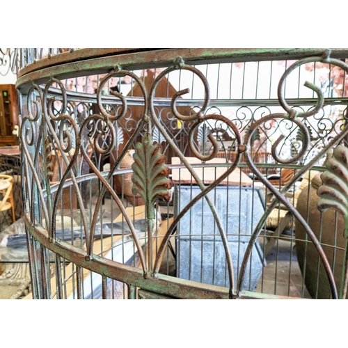 503 - CAGE, oversized, metal construction, 210cm H approx.