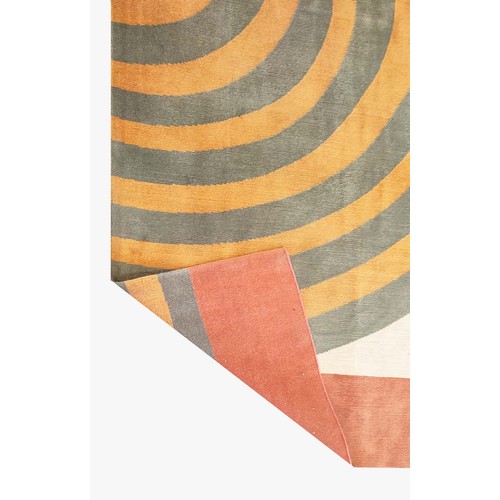 138 - TESSA KENNEDY CARPET, art deco polychrome design, 330cm x 265cm.