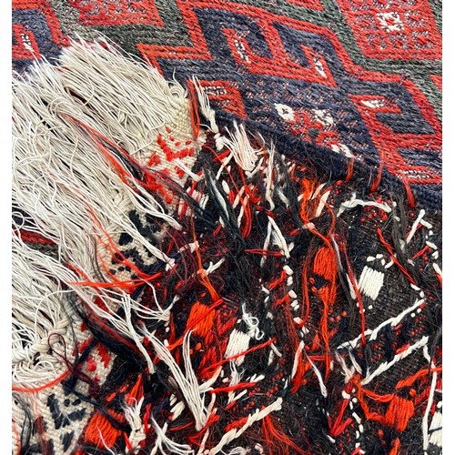 164 - YOMUT TURKMAN SOUMAK CARPET, 375cm x 225cm.