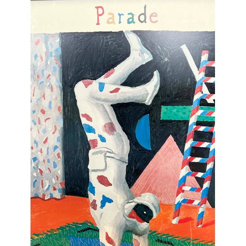 115 - DAVID HOCKNEY (British b.1937), 'Parade', Metropolitan Opera, New York 1981, lithographic poster on ... 