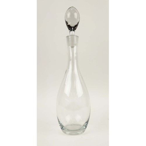 20 - COLLECTION OF ASSORTED DECANTERS, comprising a pair of early 20th century decanters, a spiral twist ... 