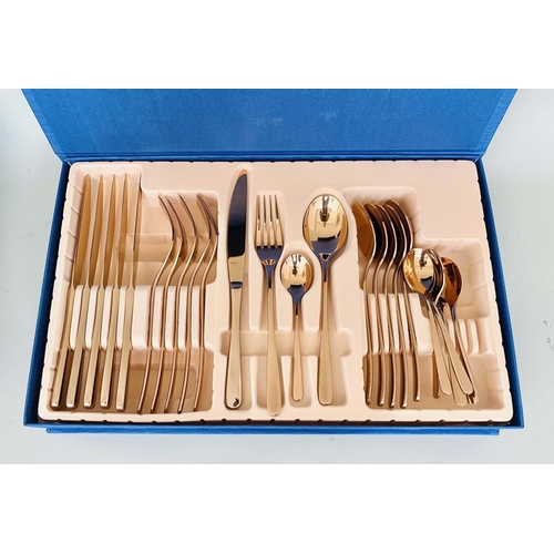 118 - CANTEENS OF CUTLERY, a pair, each with 24 pieces, boxed, 42cm x 26.5cm x 5.5cm. (2)