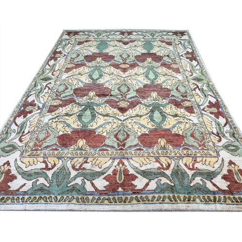 FINE CFA VOYSEY DESIGN OUSHAK CARPET, 345cm x 250cm.