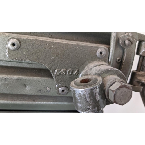 282 - MOLE RICHARDSON STUDIO LAMP, vintage, on tripod base, 173cm H.