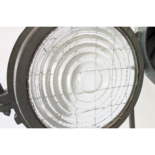 282 - MOLE RICHARDSON STUDIO LAMP, vintage, on tripod base, 173cm H.