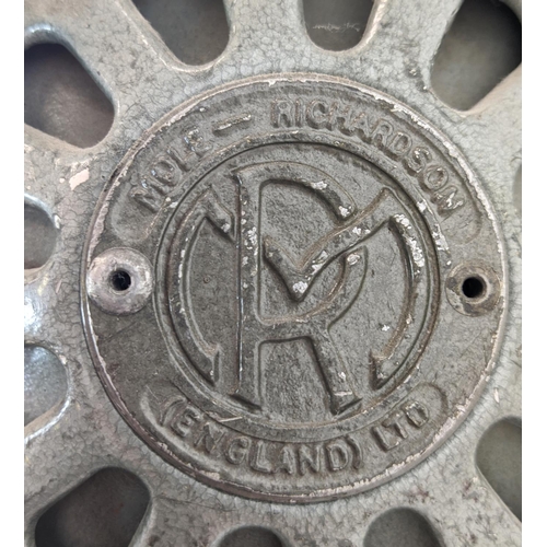 282 - MOLE RICHARDSON STUDIO LAMP, vintage, on tripod base, 173cm H.