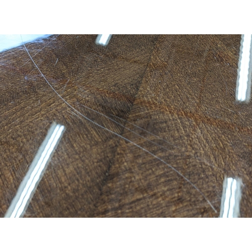 300 - ARTEDI DINING TABLE, lacquered wood with extending leaves, extended 298cm L x 110cm W x 76cm H.