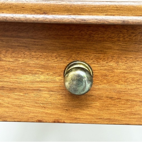 260 - SIDE TABLES, a pair, 1970s Danish style teak each with single drawer and undertier, 52cm W x 46cm D ... 