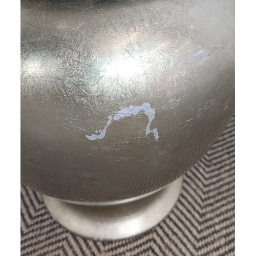 303 - TEMPLE JARS, a pair, glazed ceramic, 60cm H.