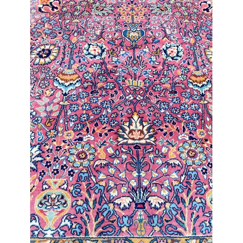 63 - FINE TABRIZ DESIGN CARPET, 350cm x 250cm.