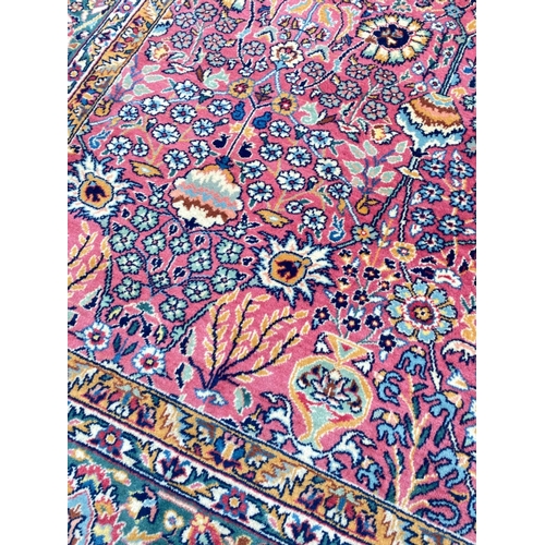 63 - FINE TABRIZ DESIGN CARPET, 350cm x 250cm.