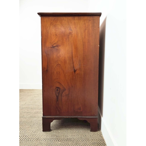 88 - CHEST, Georgian Revival mahogany, circa 1900, containing four drawers, 99cm H x 91cm x 50cm.