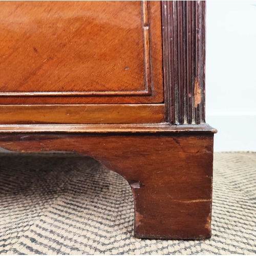 88 - CHEST, Georgian Revival mahogany, circa 1900, containing four drawers, 99cm H x 91cm x 50cm.