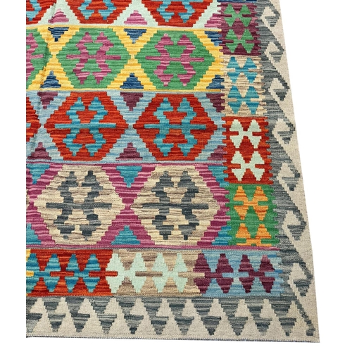 58 - FINE ANATOLIAN KILIM, 301cm x 202cm.