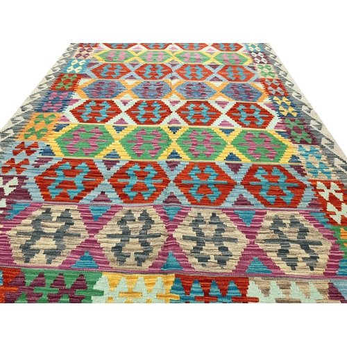 58 - FINE ANATOLIAN KILIM, 301cm x 202cm.