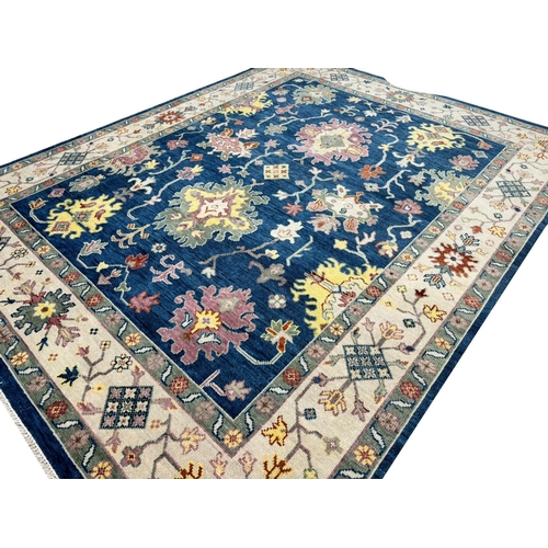 62 - CONTEMPORARY SULTANABAD DESIGN CARPET, 306cm x 241cm.