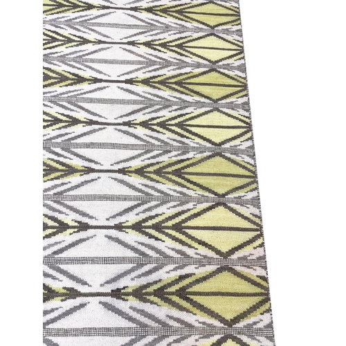 66 - FINE SWEDISH DESIGN KILIM, 293cm x 198cm.