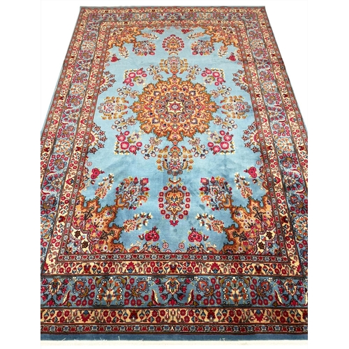 70 - FINE PERSIAN KERMAN CARPET, 300cm x 195cm