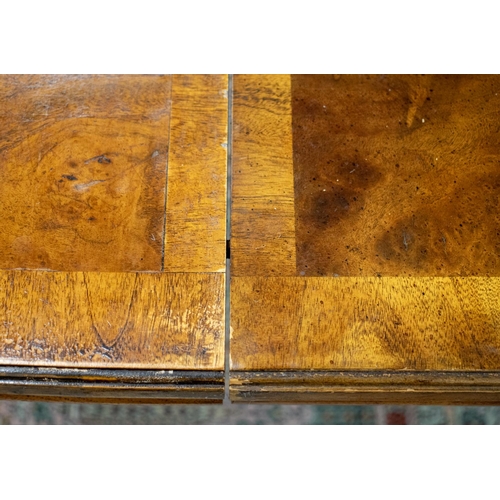 179 - DINING TABLE, by Drexel Heritage Furnishings, walnut parquetry with two extra leaves, 75cm H x 115cm... 