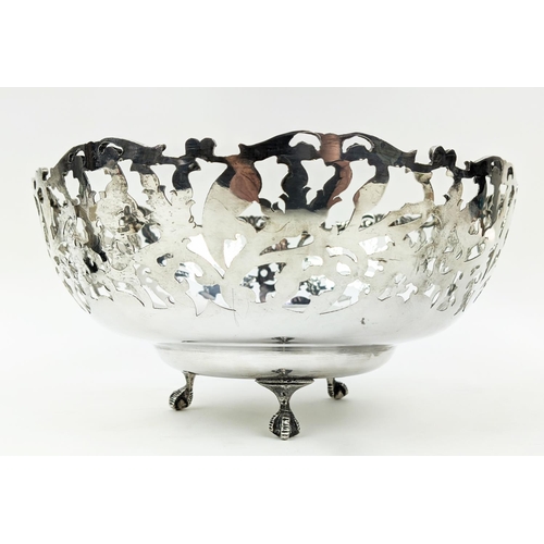 2 - EGYPTIAN SILVER BOWL,  15 oz along with a Roman glass domed cased vase, dome 21cm H, bowl 23cm D x 1... 