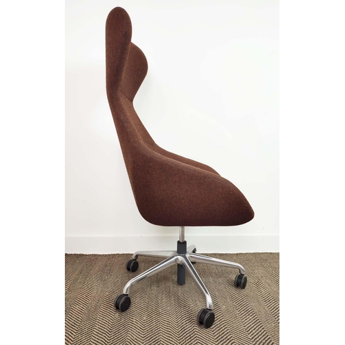 278 - ALLERMUIR DESK CHAIRS, a pair, (to match previous lot).