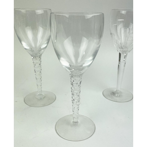 102 - JASPER CONRAN CUT CRYSTAL STUART GLASSES, four pairs. (8)