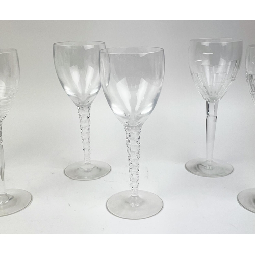 102 - JASPER CONRAN CUT CRYSTAL STUART GLASSES, four pairs. (8)