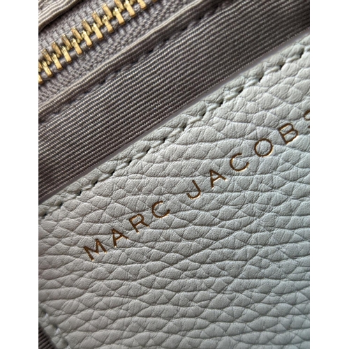 16 - MARC JACOBS RECRUIT SMALL SADDLE BAG, leather with gold tone hardware, fold over front with magnetic... 