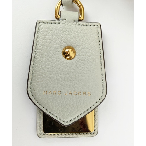 16 - MARC JACOBS RECRUIT SMALL SADDLE BAG, leather with gold tone hardware, fold over front with magnetic... 