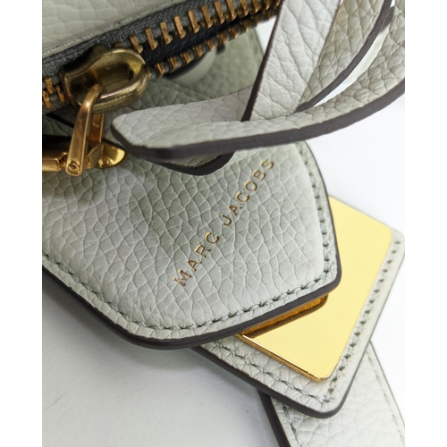 16 - MARC JACOBS RECRUIT SMALL SADDLE BAG, leather with gold tone hardware, fold over front with magnetic... 