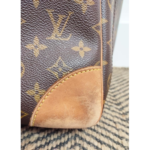 33 - LOUIS VUITTON SIRIUS TRAVEL BAG, monogram coated canvas with leather trims, handles, name tag, gold ... 